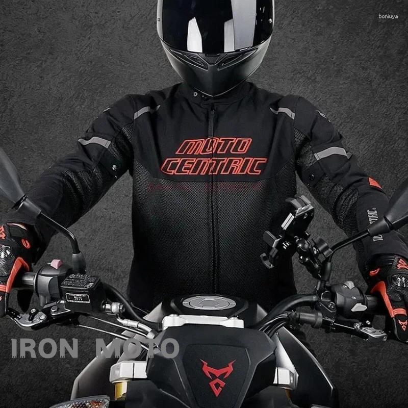 Motorcycle Apparel MOTOCENTR Men's Jackets With Reflective Summer Riding Coat Waterproof Breathable Mesh Jacket Fit Motorcyclist free shipping