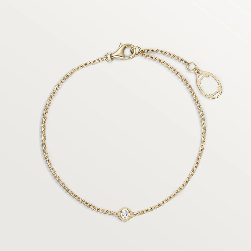 Designer Gold Diamants D'amour Bracelets Fashion for Women Girls 316L Titanium Steel Bijoux Femme Brand Jewelry