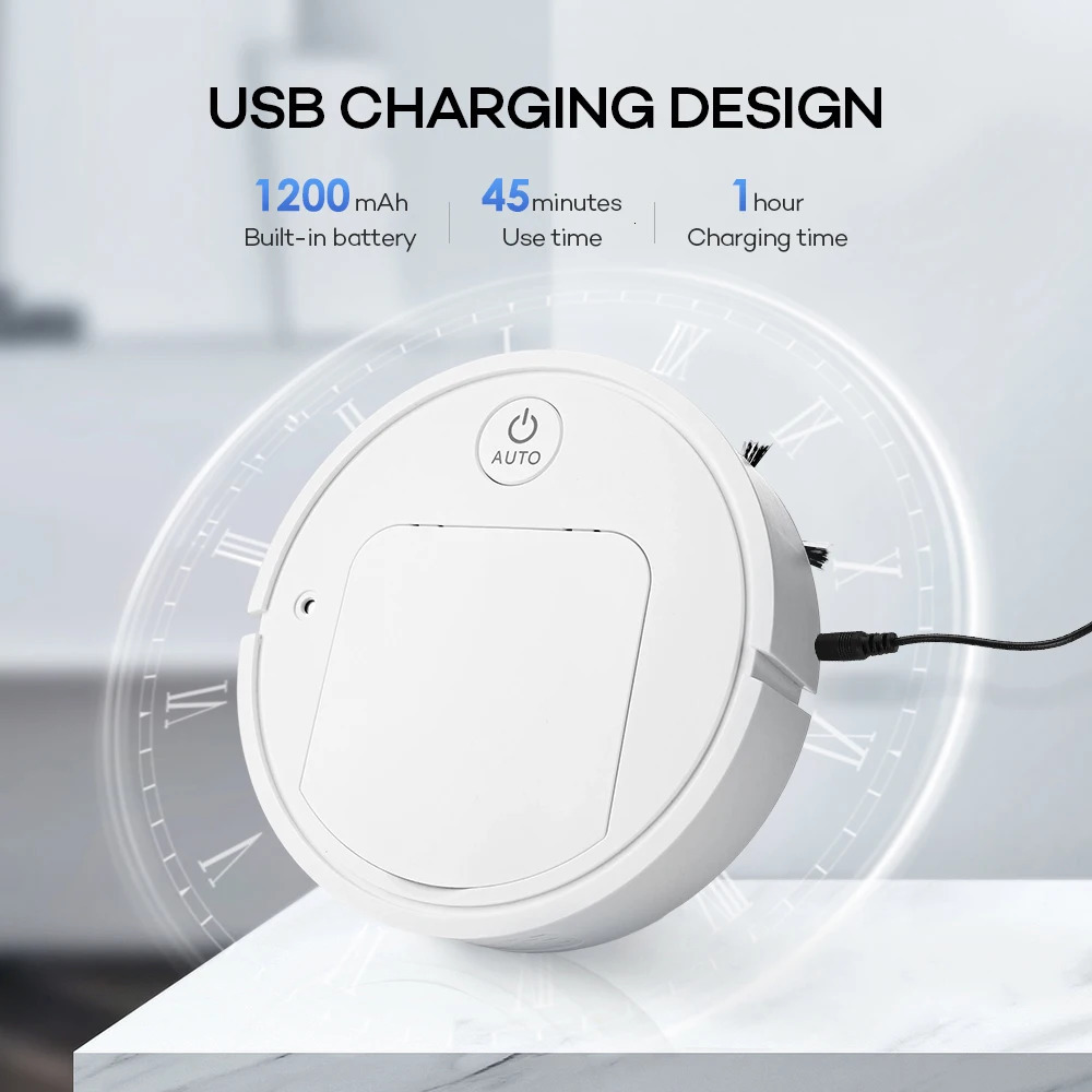 FiveInOne Intelligent Sweeping Robot Home Wireless Vacuum Cleaner Powerful Automatic Spray Humidification Cleaning Machine 240506