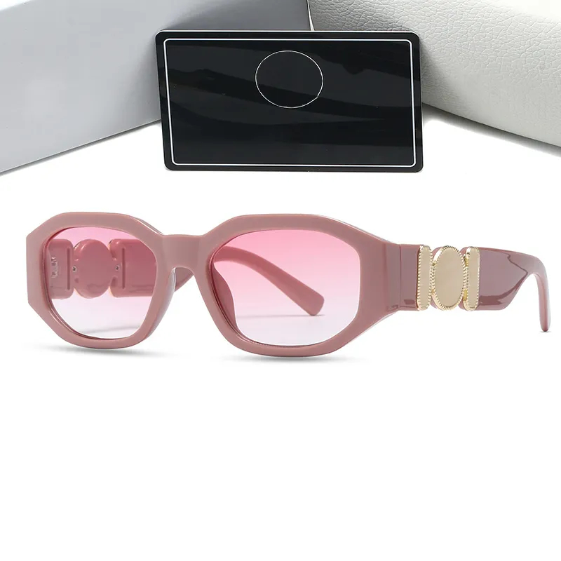 Mens Sunglasses Fashion Designer Sunglasses Luxury Tender Sun Glasses Summer Unisex Anti-Ultraviolet Retro Fashion Lunettes De Soleil Gafas 2024 New Pink Frame
