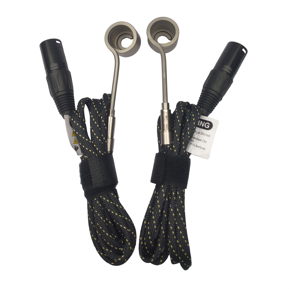 Wholesale 110V/220V 20/25Mm Axial Heating Coil With 5 Pin XLR Male Plug And K Dwe74 Type Thermocouple For E Nail Electric Digital PID Controller