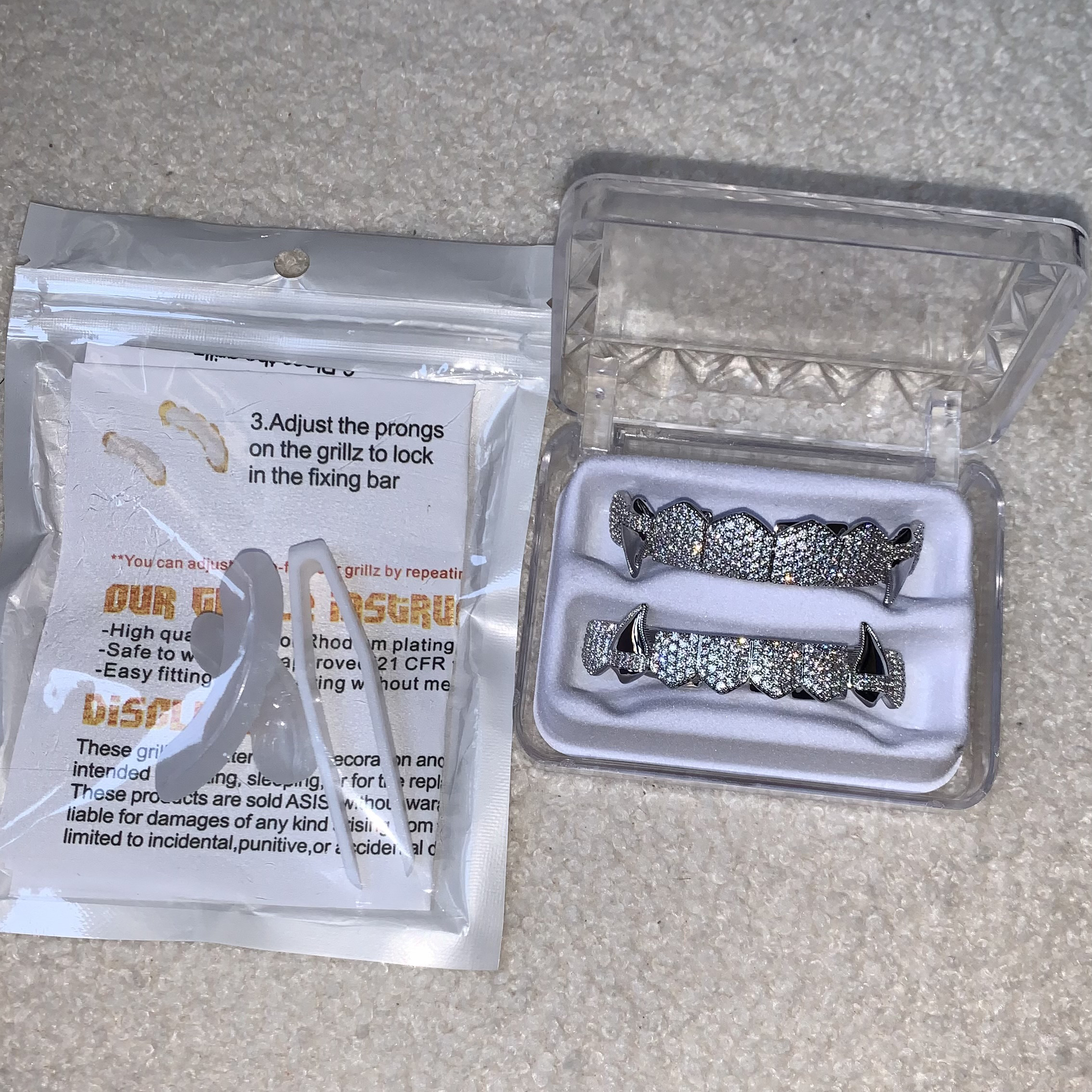 Personalized VVS Moissanite Diamond Dental Grills Mens Hip Hop Jewelry 14K Gold Sier Iced Out Grillz for Teeth