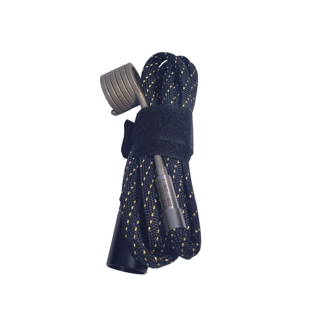 110V/220V 22mm Height 20mm Heating Coil with 5 Pin XLR Male Plug and K Type Thermocouple For E Nail Electric Digital PID Controller