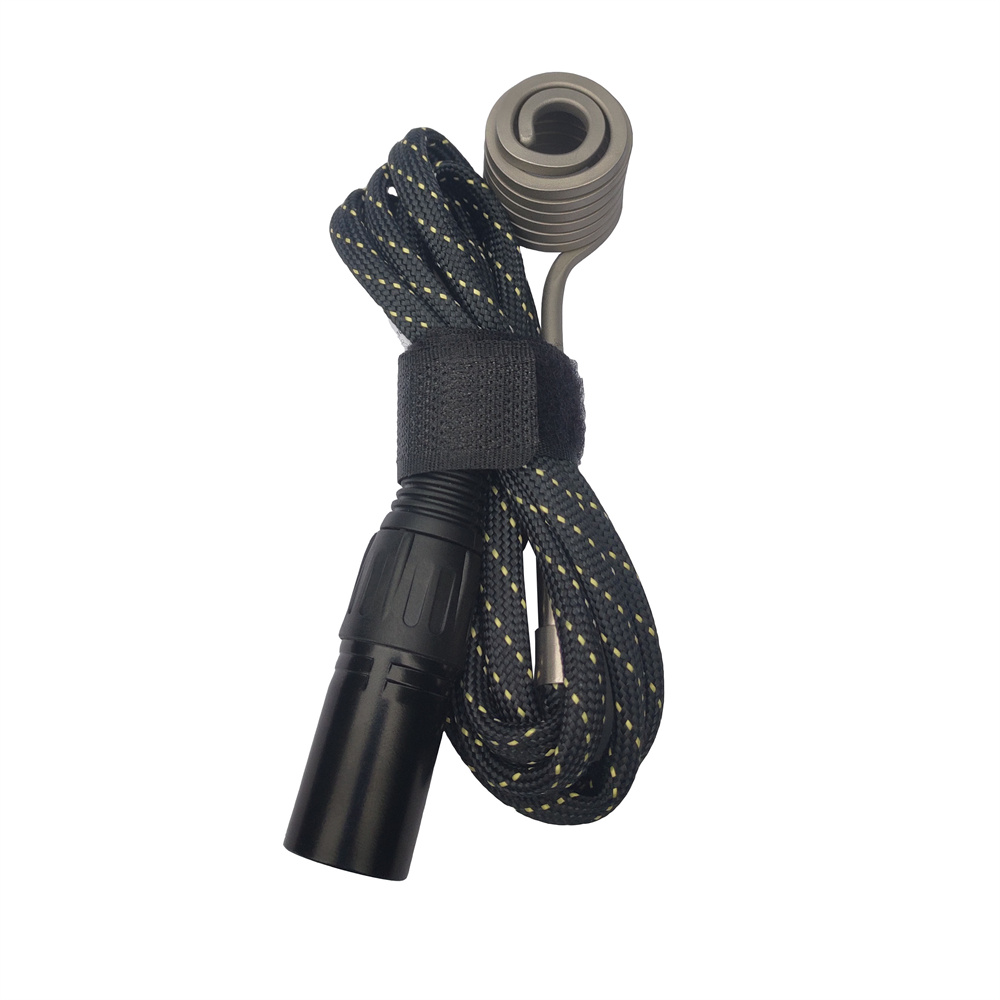 Wholesale 110V/220V 20/25Mm Axial Heating Coil With 5 Pin XLR Male Plug And K Dwe74 Type Thermocouple For E Nail Electric Digital PID Controller