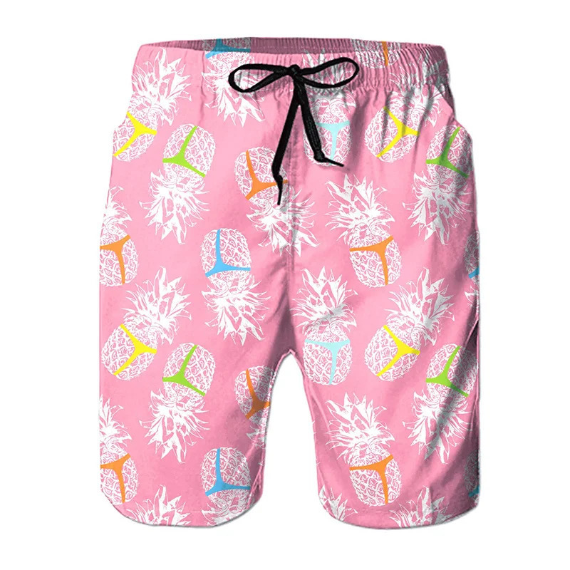 Beach Shorts Pants Swimsuit Tropical 2023 Summer Casual Mens Swim Trunks 3D Print Board Cool Ice ropa hombre 240508