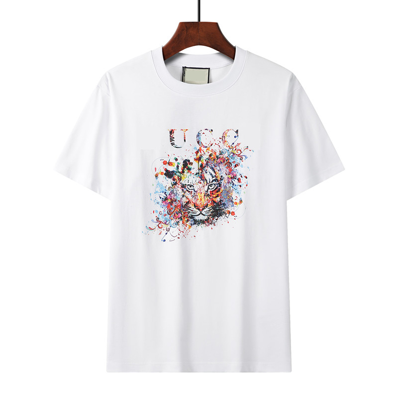 Designer Summer Men's T-shirt High quality cotton round neck short sleeve printed letter logo loose top men's clothing M-3XL jing