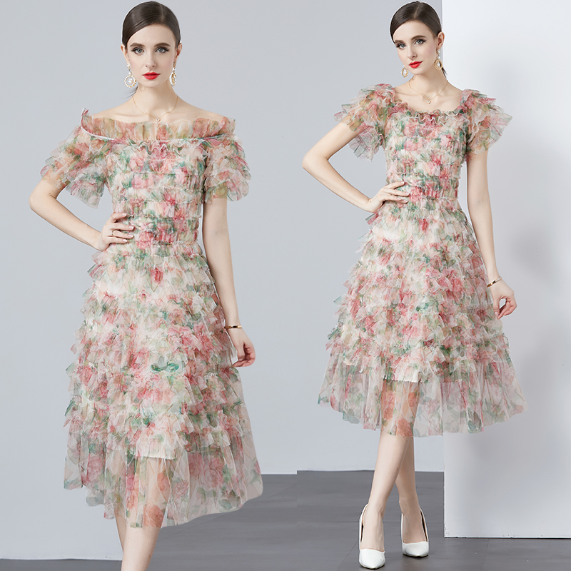 New Fashion Autumn Winter Pink Tweed Dress Women's French Runway Celebrity Single Breasted Patchwork Woolen Mini Dresses