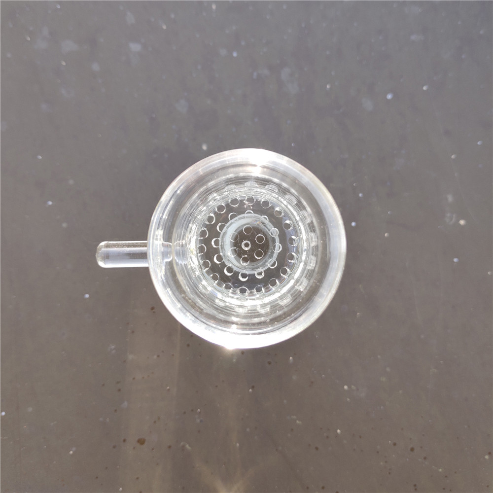 18mm Male To 29mm Female Join Tiodw Glass Bowl Adapter with Handle Built-in 35pcs Holes Glass Screen for Tiodw XL2.0 FV Trio Housing
