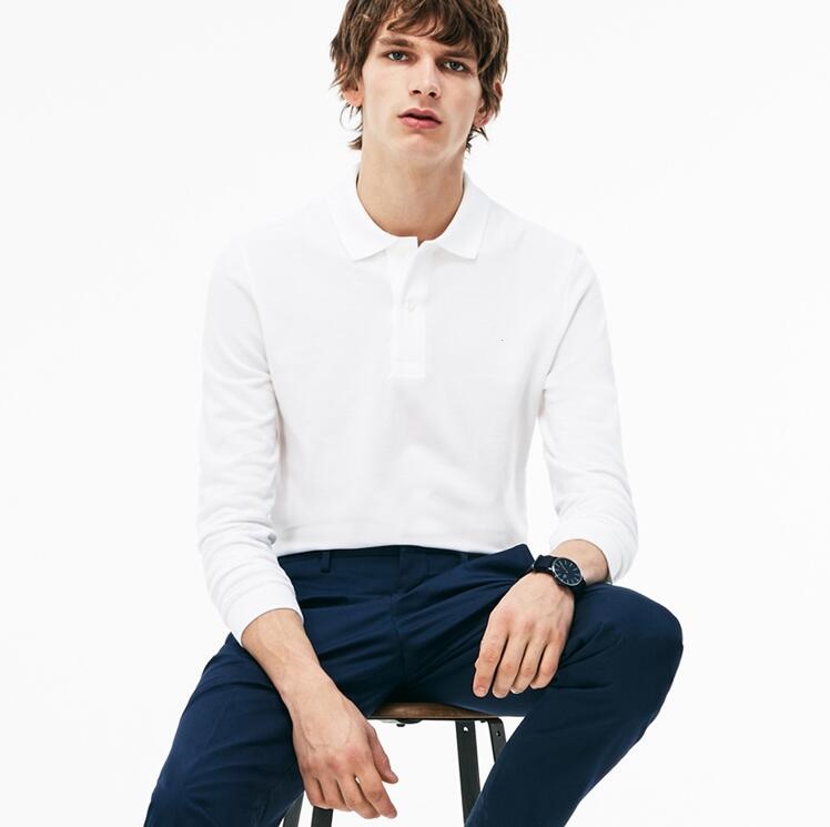 high quality Sweatshirts Men's Polos shirt Long sleeved Casual polo Sports shirts Luxury Mens Sportswear embroidery Long Tees Top Business Hoodie Casual Shirt