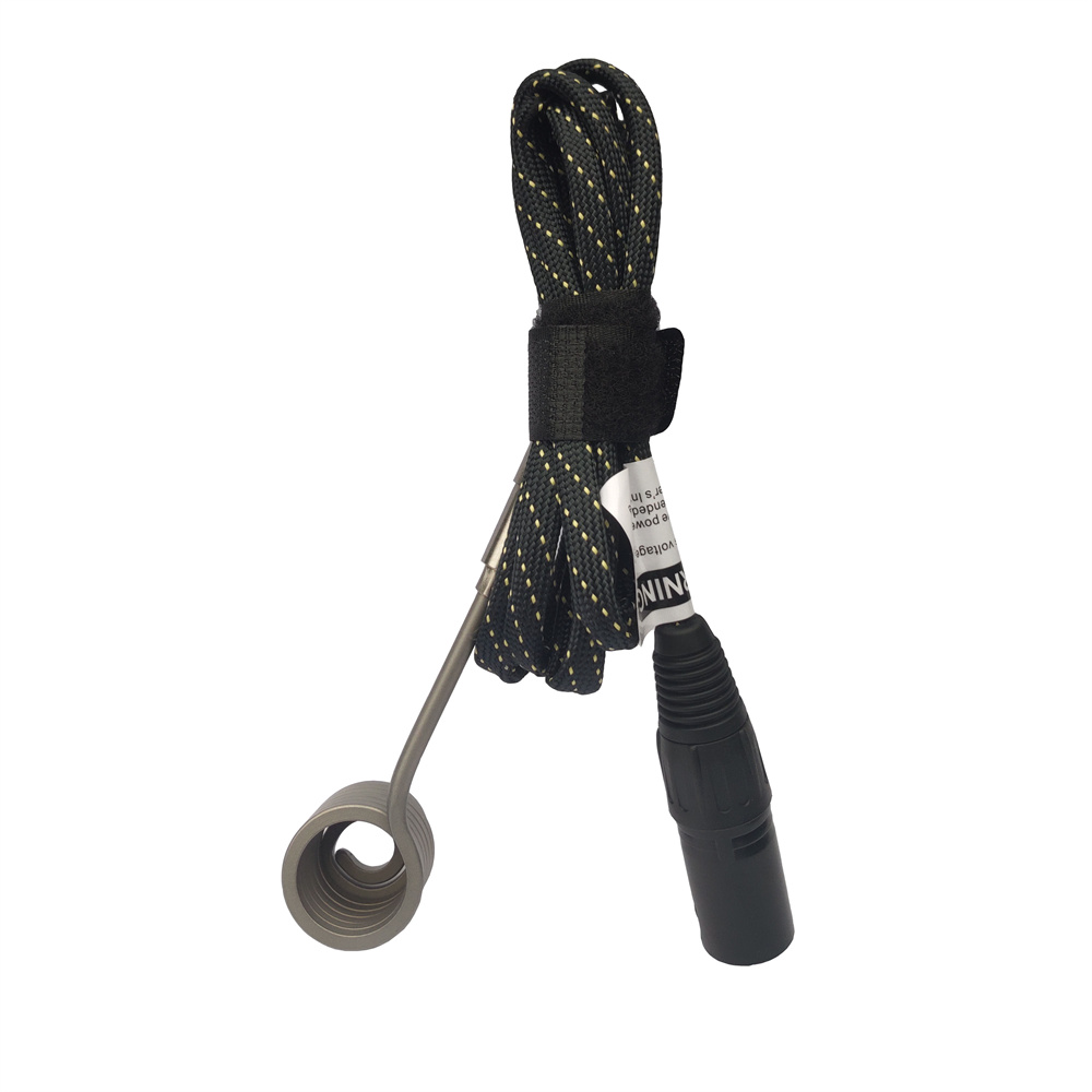 Wholesale 110V/220V 20/25Mm Axial Heating Coil With 5 Pin XLR Male Plug And K Dwe74 Type Thermocouple For E Nail Electric Digital PID Controller