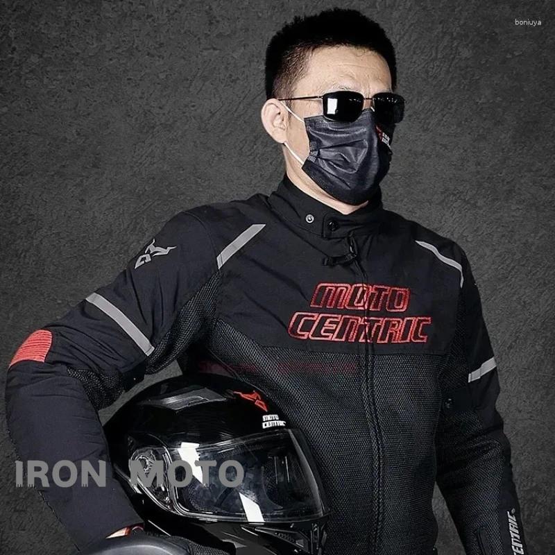 Motorcycle Apparel MOTOCENTR Men's Jackets With Reflective Summer Riding Coat Waterproof Breathable Mesh Jacket Fit Motorcyclist free shipping