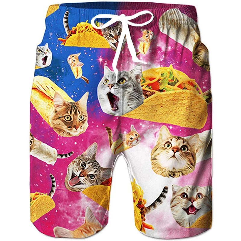 Beach Shorts Pants Swimsuit Tropical 2023 Summer Casual Mens Swim Trunks 3D Print Board Cool Ice ropa hombre 240508