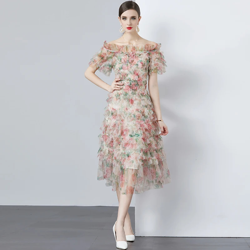 New Fashion Autumn Winter Pink Tweed Dress Women's French Runway Celebrity Single Breasted Patchwork Woolen Mini Dresses