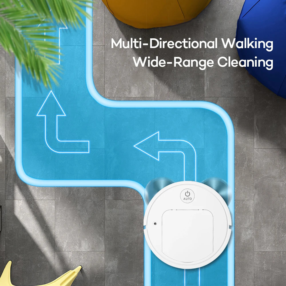 FiveInOne Intelligent Sweeping Robot Home Wireless Vacuum Cleaner Powerful Automatic Spray Humidification Cleaning Machine 240506