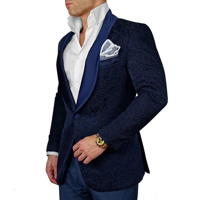 9 Colors Men Wedding Suits Formal Suit Set Slim Fit Groom Tuxedos Groomsman Blazer suits for men 2 piece 240508
