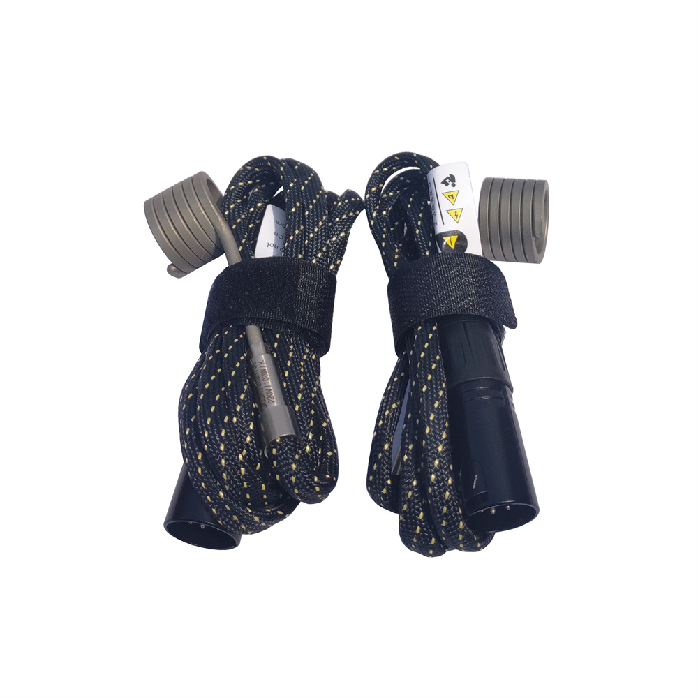 110V/220V 22mm Height 20mm Heating Coil with 5 Pin XLR Male Plug and K Type Thermocouple For E Nail Electric Digital PID Controller