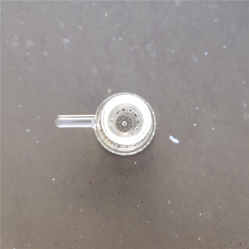 18mm Male To 29mm Female Join Tiodw Glass Bowl Adapter with Handle Built-in 35pcs Holes Glass Screen for Tiodw XL2.0 FV Trio Housing