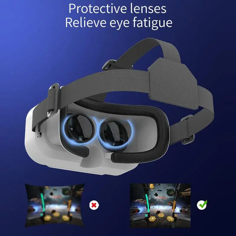 For Androids Smartphone G12 Vr Glasses Portable 3d VirtUAl World Reality 4570 Inch Cell Phone 240506