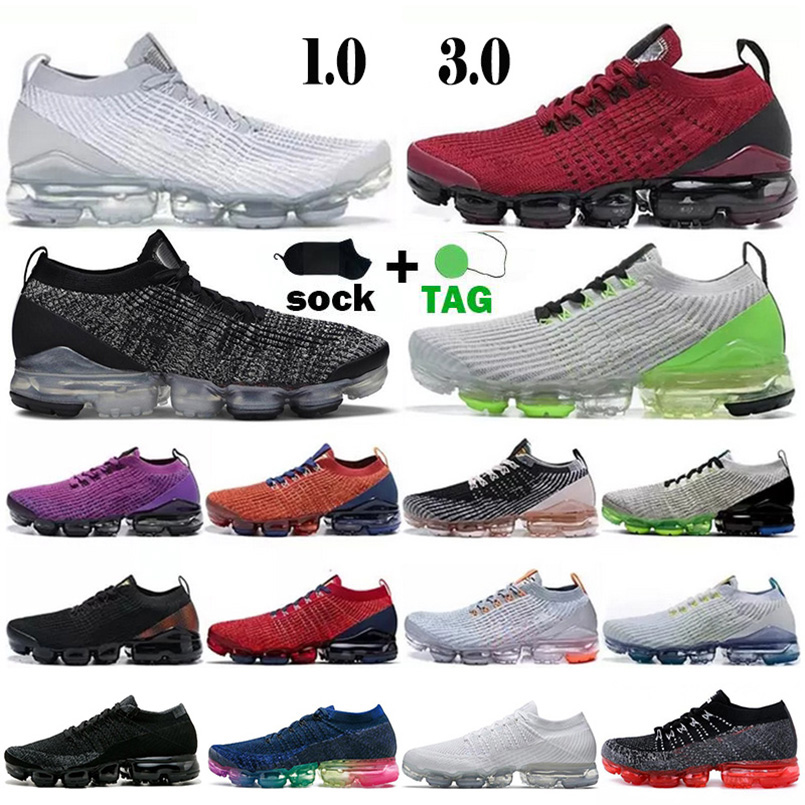 Cushion 1.0 3.0 Mens Running Shoes Pure Platinum Oreo Triple Black Throwback Future Electric South Beach Women Trainers Sport Designer Sneakers