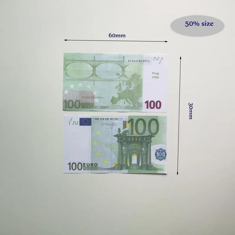 3 pack New Fake Banknote Party 10 20 50 200 US Dollar Euros pound English banknotes Realistic Toy Bar Props Copy Currency Movie Money Faux-billets 100
