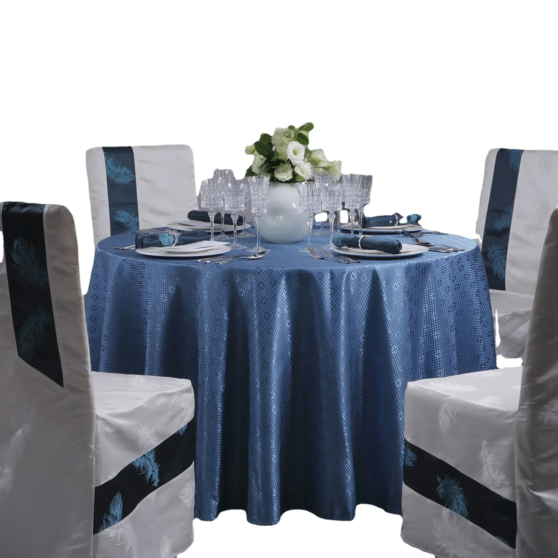 Mantel Antimanchas Impermeable Tela Round Table Cloth TEKR01