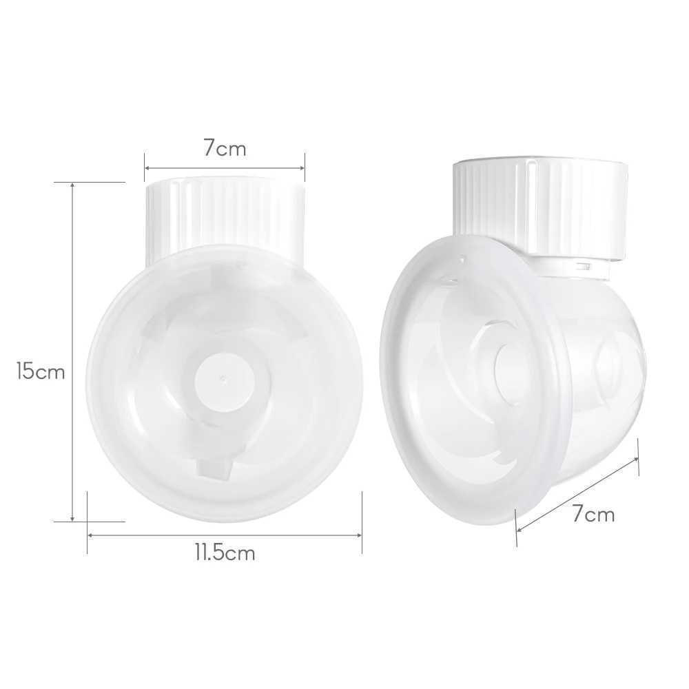 Breastpumps YD-1193 wearable invisible electric breast pump no need for portable brushless low noise electric feeding pump mode suction level WX