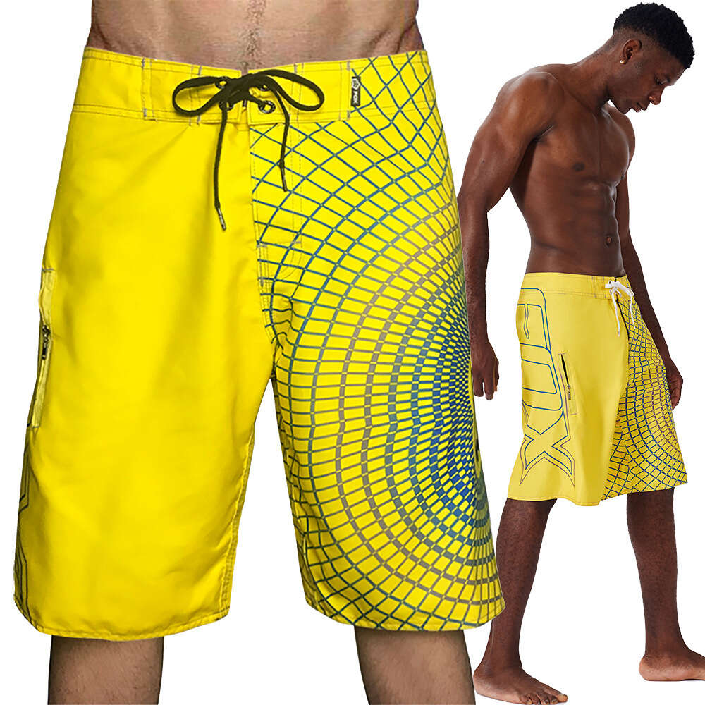 Summer Tourism and Leisure Quick Drying Beach Pants Sports Five Point Surfing Flower Shorts Men's M520 32 ddmymarket