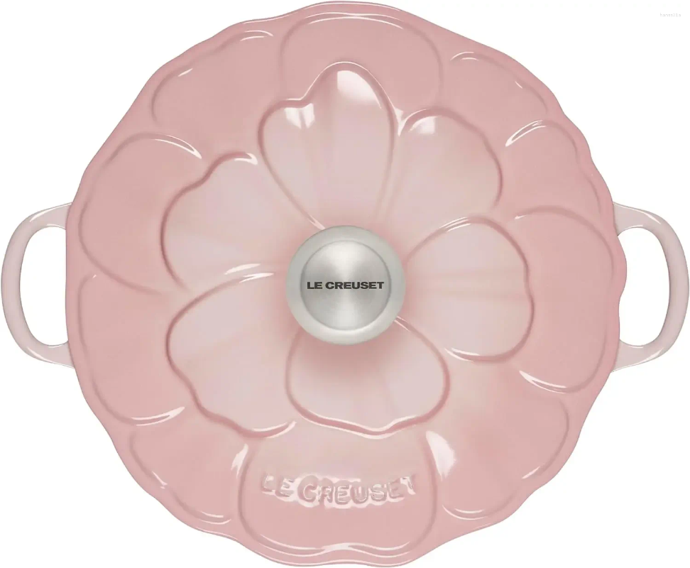 Le Pans Creuset Enameled Cast Iron Petal Braiser 2.25qt. Shell Pink