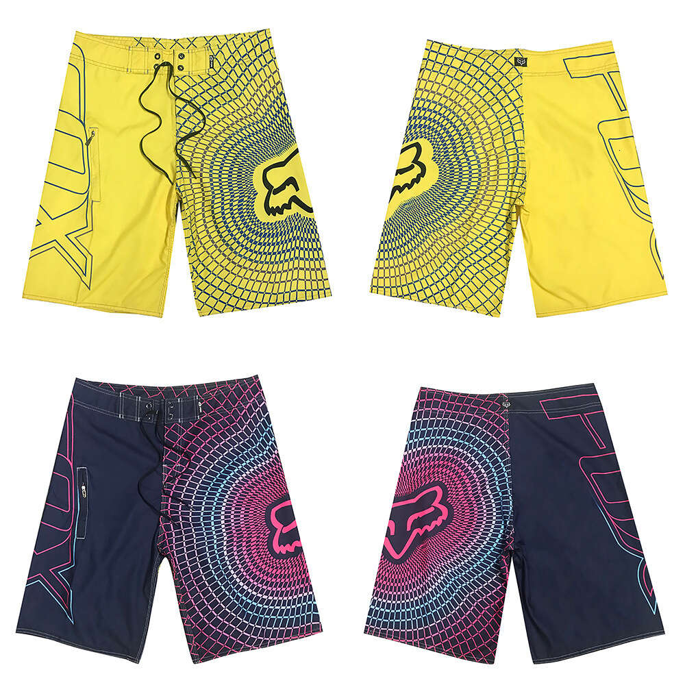 Summer Tourism and Leisure Quick Drying Beach Pants Sports Five Point Surfing Flower Shorts Men's M520 32 ddmymarket