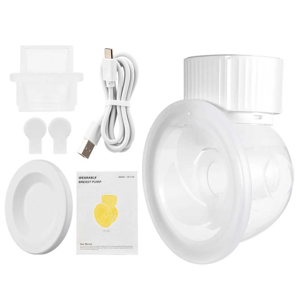 Breastpumps YD-1193 wearable invisible electric breast pump no need for portable brushless low noise electric feeding pump mode suction level WX