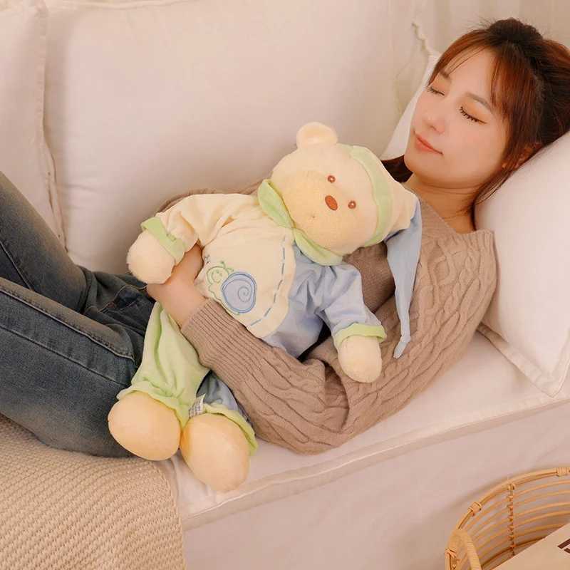 Stuffed Plush Animals Cute Bear Plush Toy Kaii Sleeping Pillow Stuffed Soft Kids Appease Doll Home Bedroom Decor Kid Girlfriend Birthday Gift