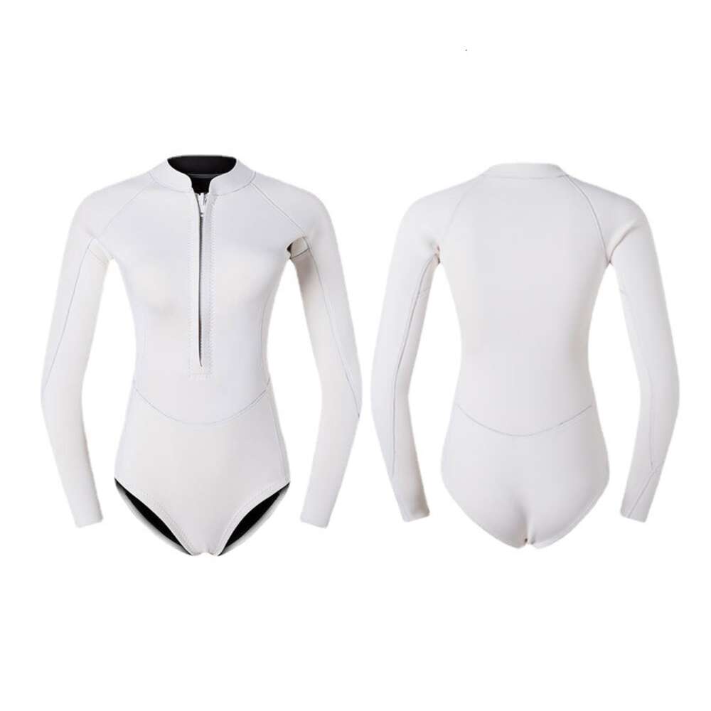 2mm diving women's wet one piece swimsuit, surfing, snorkeling, deep diving, sun protection, jellyfish suit, bikini outdoor H520-160