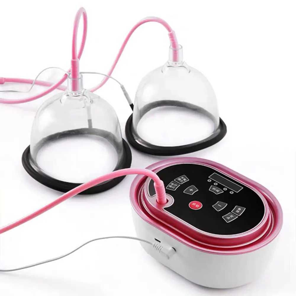 Breastpumps Electric breast massager pressure therapy chest enlargement pump vacuum cup chest enhancement cup with suction pump WX