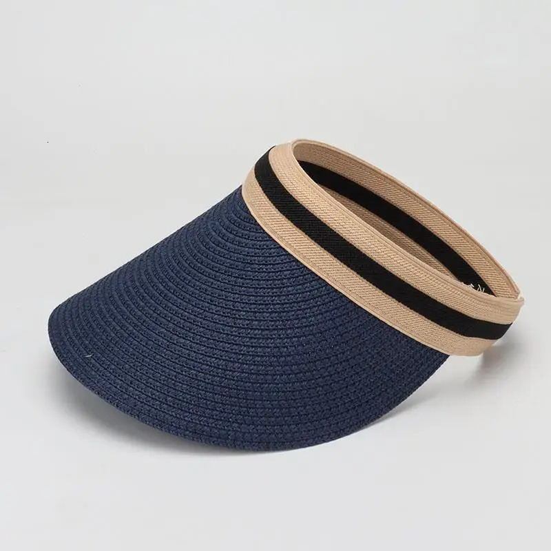 COKK Hats For Women Summer Empty Top Straw Hat Sunshade Sunscreen Beach Sun Hat Female Sun Protect Visor Parent Chid Kids Sunhat 240520