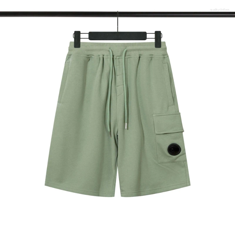 Men's Shorts Pure Cotton Casual Sports Summer Loose Breathable Youth Lens Short Pants Outdoor Hiking Camping Male