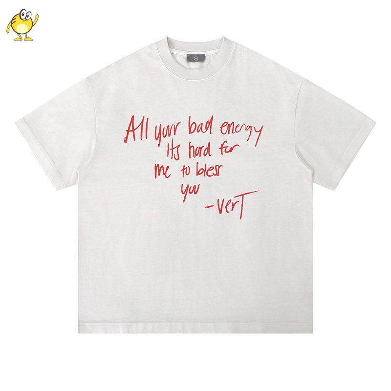 Vintage Casual Summer Apricot T Shirt Men Woman High Quality Fashion Oversize Streetwear Short Sleeve Tee