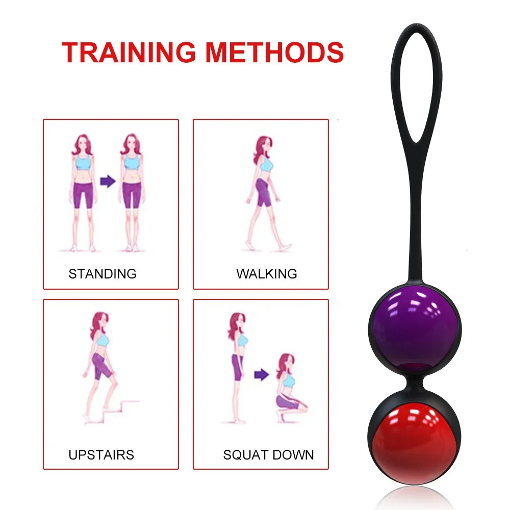 Kegel Balls for Women Vagina Tightening Sports Ben Wa Weight Ball Massager Geisha Egg Vagina Ball Womens Couple Sex Toys 240516
