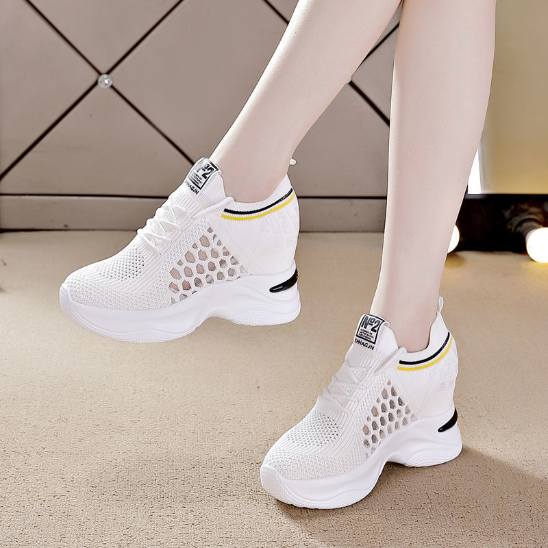 2024 Summer New Casual Sports Breathable Slim High Weight Anti slip and Wear resistant Women's Shoes