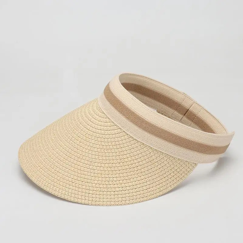 COKK Hats For Women Summer Empty Top Straw Hat Sunshade Sunscreen Beach Sun Hat Female Sun Protect Visor Parent Chid Kids Sunhat 240520