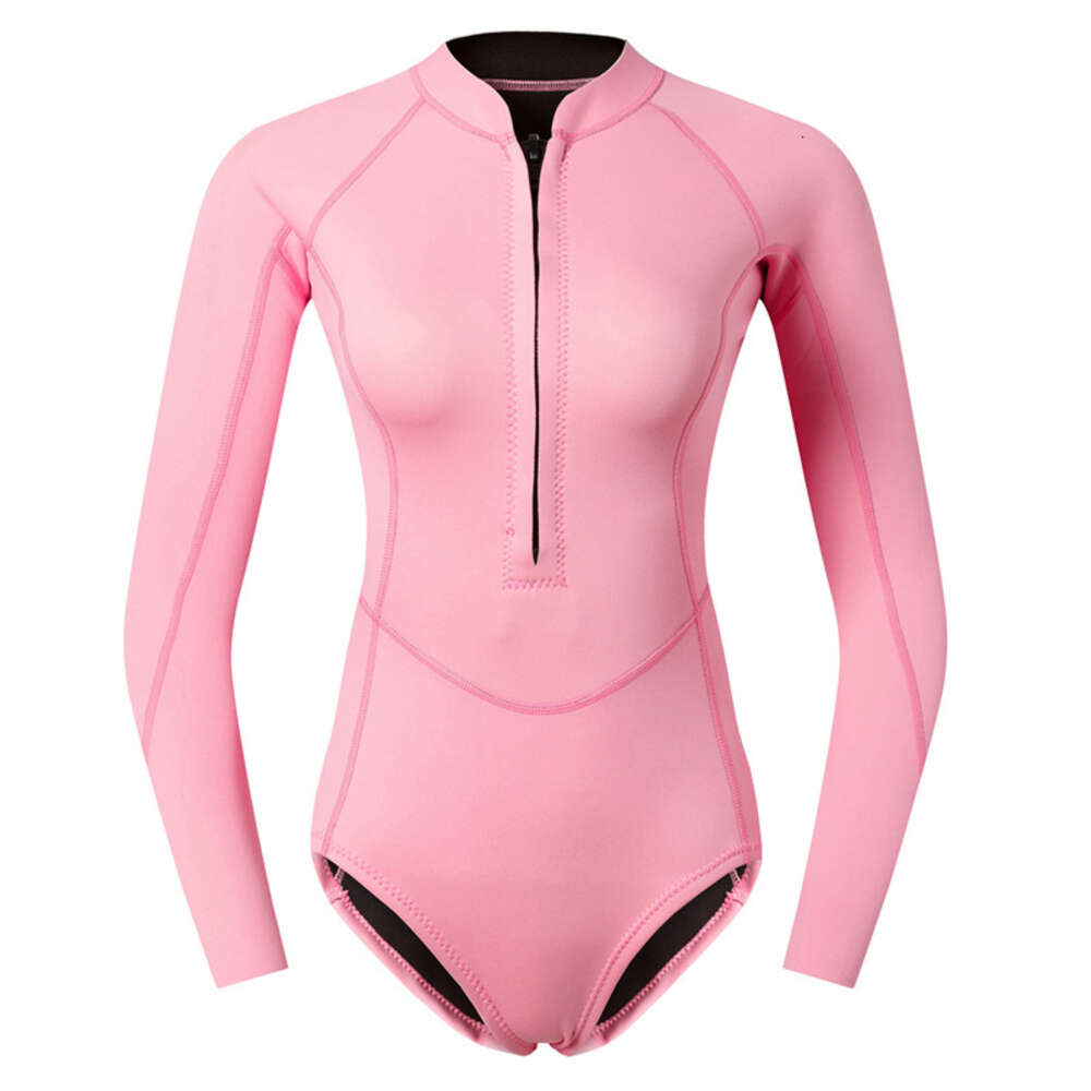 2mm diving women's wet one piece swimsuit, surfing, snorkeling, deep diving, sun protection, jellyfish suit, bikini outdoor H520-160
