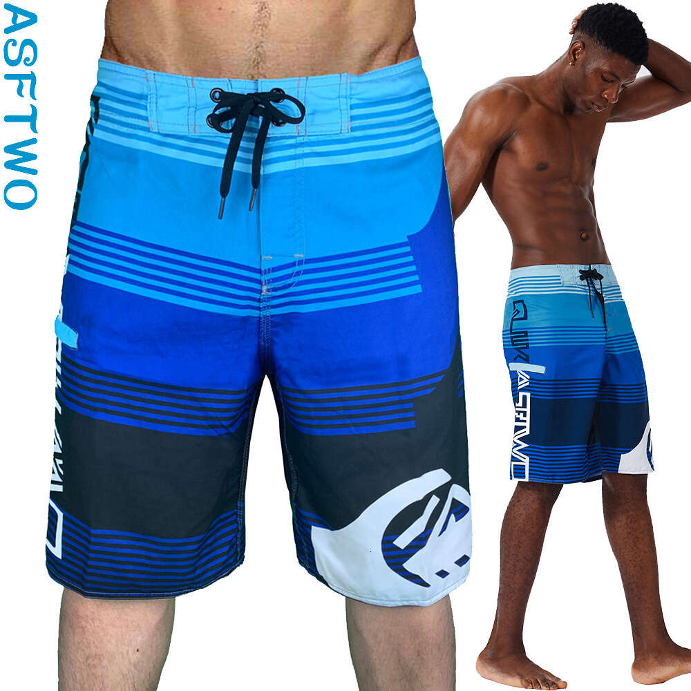 Men's Sports 2024 Summer Surfing Quick Drying Beach Pants Loose and Casual Large Size 5/4 Shorts for Men M520 32 ddmymarket