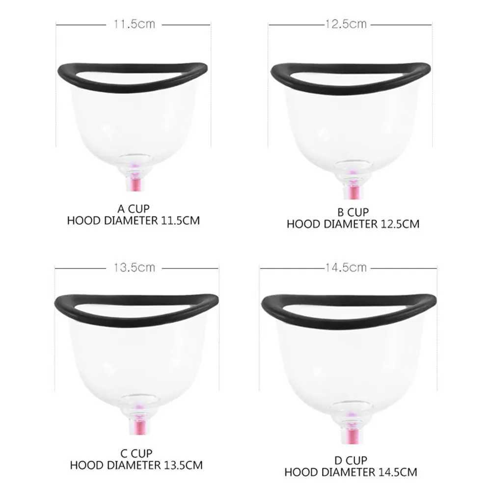 Breastpumps Electric breast massager pressure therapy chest enlargement pump vacuum cup chest enhancement cup with suction pump WX