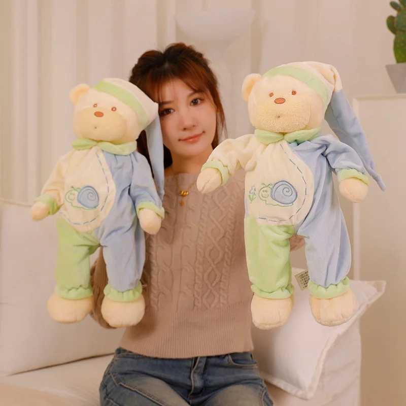 Stuffed Plush Animals Cute Bear Plush Toy Kaii Sleeping Pillow Stuffed Soft Kids Appease Doll Home Bedroom Decor Kid Girlfriend Birthday Gift