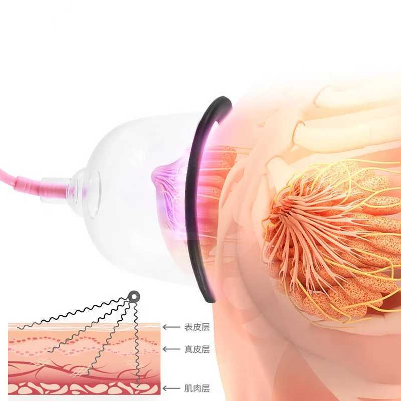 Breastpumps Breast enlargement equipment vacuum suction pump micro current massage machine large breast lifting cup shaped buttock enhancer anti saggi