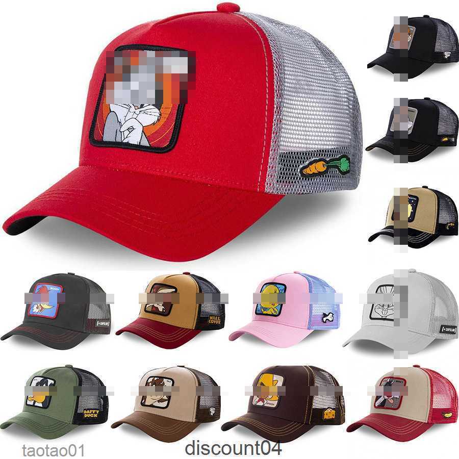 New Brand Anime Bunny Looney Taz Duck Snapback Cap Cotton Baseball Men Women Hip Hop Dad Mesh Hat Trucker Dropshipping9llh
