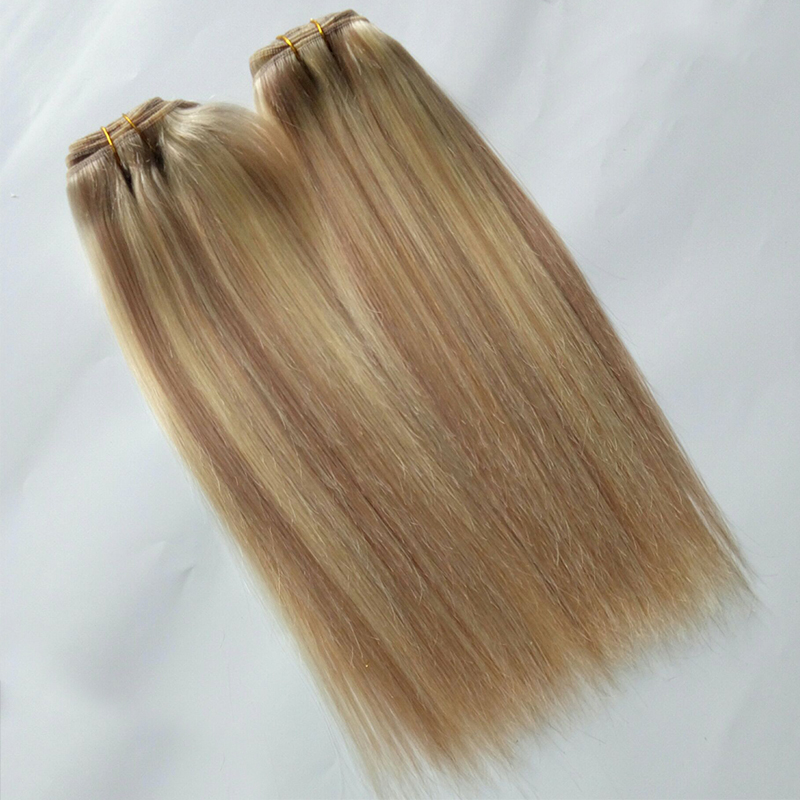 weft genius weft human hair bundles straight real human hair extension double drawn human women remy hair 50gram piece 4 pieces lot