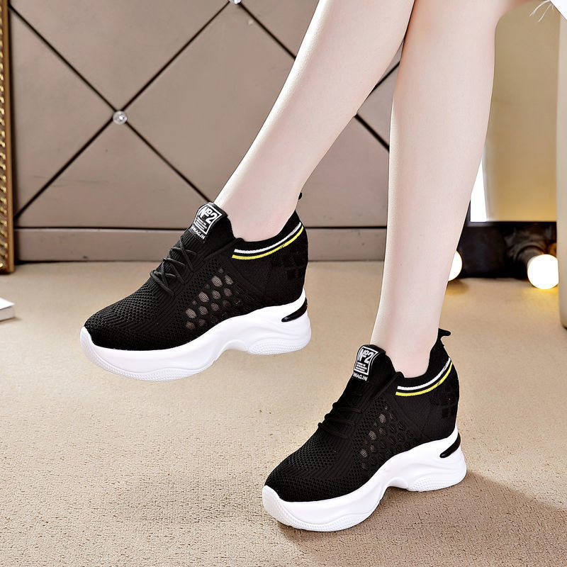 2024 Summer New Casual Sports Breathable Slim High Weight Anti slip and Wear resistant Women's Shoes