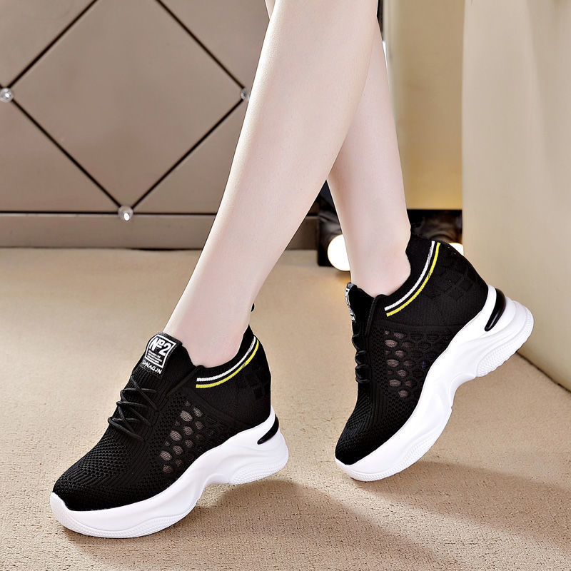 2024 Summer New Casual Sports Breathable Slim High Weight Anti slip and Wear resistant Women's Shoes