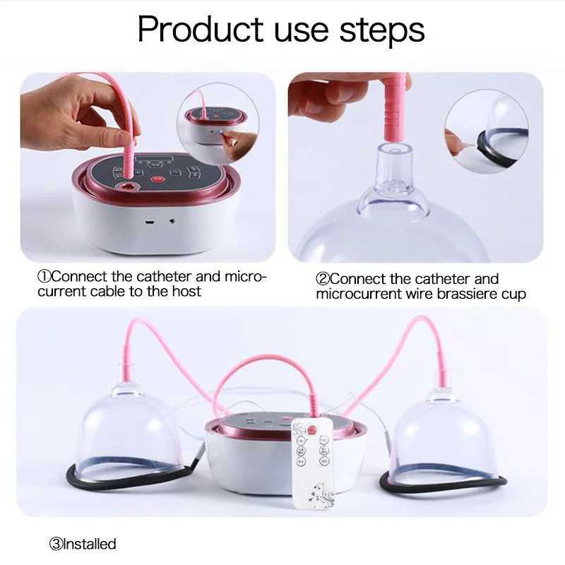 Breastpumps Electric breast enhancement instrument vacuum pump cup breast massage machine enhancement cup machine WX