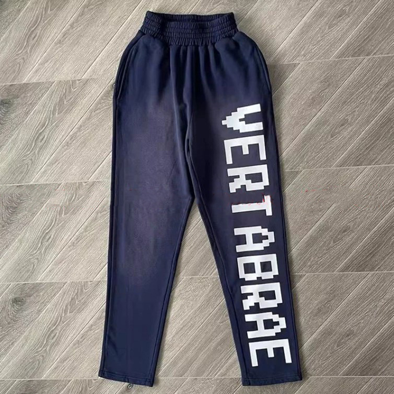 Mens Pants Quality Red Blue Orange Vertabrae Sweatpants Men Women Jogger Sweat Terry Trousers u3